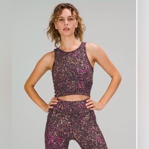Lululemon Power Pivot Tank Top *everlux in Topography Size 4